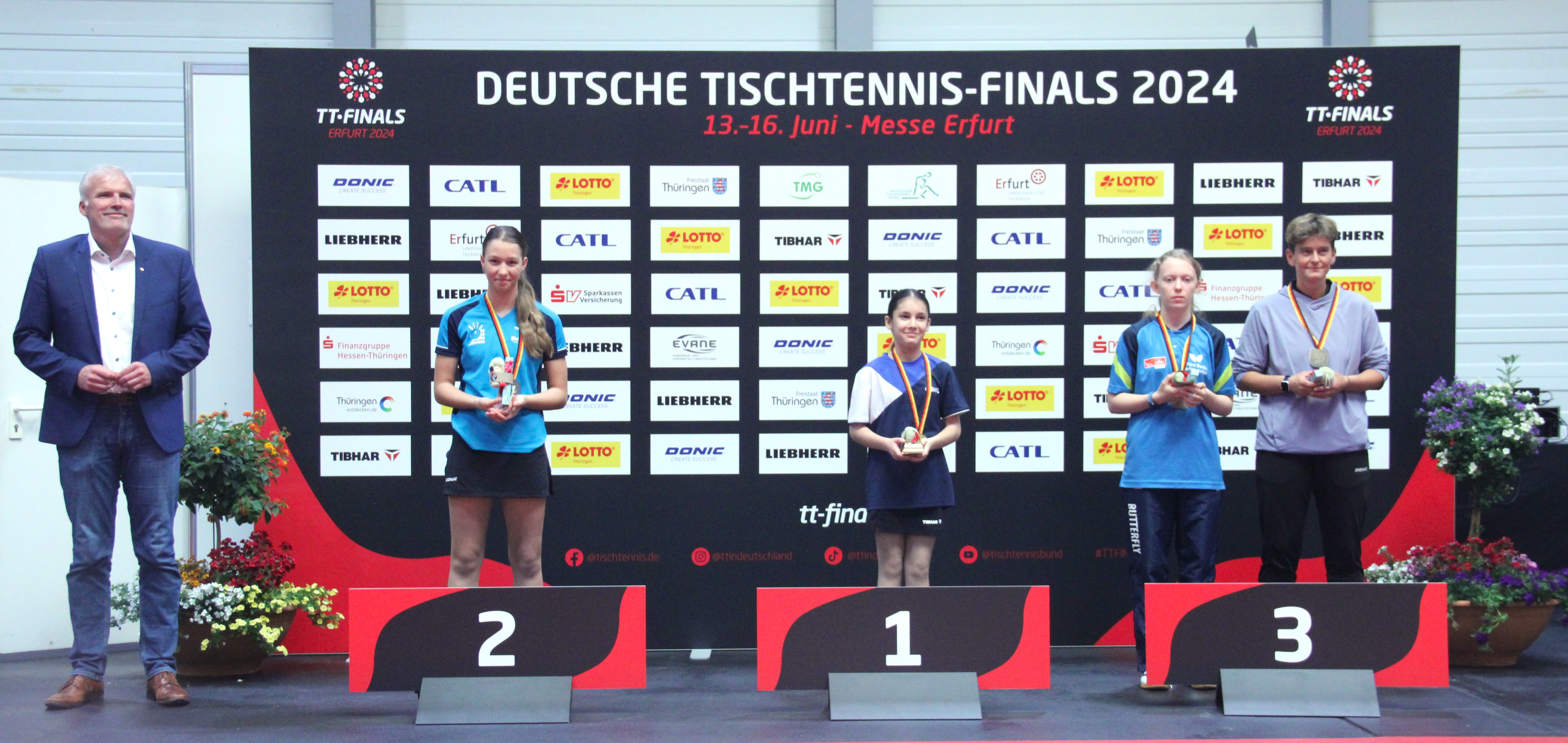 TT-Finals: Jasmin Elsenheimer und Marina Kunkel/Finja Thiele werden Deutsche Meisterinnen