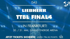 Vier Teams, drei Spiele, ein Titel: Frankfurt erlebt das größte TTBL-Wochenende aller Zeiten