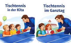 Fortbildungsangebote „Tischtennis in der Kita“ und „Tischtennis in der Grundschule“ starten im Februar